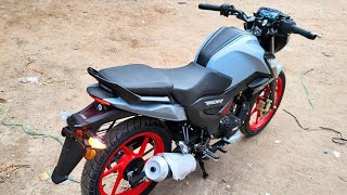 TVS Raider 125 IGO Nardo Grey Detailed Review  New Meter Price Mileage Features [upl. by Annaiuq]