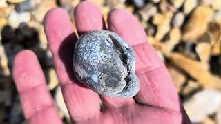 southbourne beach 🏖️ just looking at Stones they fascinate me all the different colours [upl. by Htiduy146]