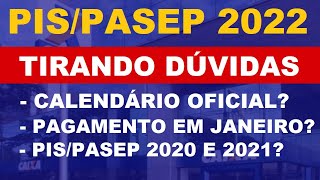 PISPASEP 2022 CALENDÁRIO DE PAGAMENTOS [upl. by Deraj242]