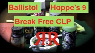 Ballistol  Hoppes 9  Break Free CLP [upl. by Nwavahs]