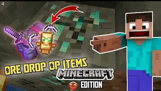 Minecraft But Ore Drop Op Items Telugu [upl. by Elleivap]