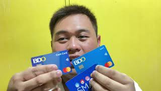 How To Avail BDO Cash Card and What’s The Difference Between with Debit Card  ReyRey Tinaco PH [upl. by Llednahc]