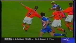 Robert Prosinecki goal vs Netherlands Holland World Cup 1998 [upl. by Elatia]