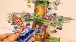 YoKai Watch Paper Craft Jumping Game [upl. by Mcquillin486]