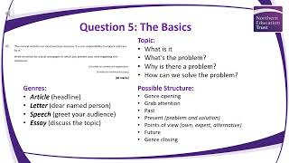 AQA English Language Paper 2 Question 5 Overview Back to Basics [upl. by Dibri856]