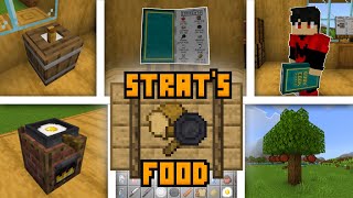 🔥Strats Food Expansion  O Incrível Addon de culinária para o Minecraft Bedrock 120🔥 [upl. by Isiah]