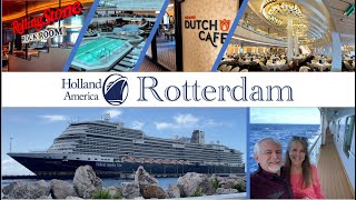 Holland America Rotterdam Ship Tour Full detailed deckbydeck  Bonus Helpful Hints [upl. by Burck]