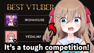 Neuro Finds Out Shes Up Against Ironmouse In The Vtuber Awards [upl. by Aeduj10]