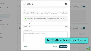 Supply ServiceNow tickets as evidence to your TrustCloud compliance program [upl. by Sherer]