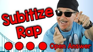 Subitize Rap sŭbitize  Open Answer  Math Song for Kids  Jack Hartmann [upl. by Latsyrhk]