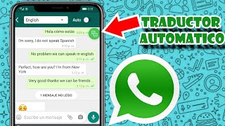 Chatea y traduce en cualquier idioma desde whatsapp traductor automático para whatsapp [upl. by Zarla]