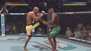 Israel adesanya vs Anderson silva [upl. by Hax]