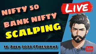 Live Trading Nifty 50 Bank Nifty Options  16 July 2024  Nifty Trap Trading Live  TRADECRAFT [upl. by Eyllek]