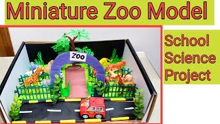 zoo model for nursery projectscience exhibition modelzoo model [upl. by Haskel70]