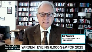 Ed Yardeni Eyes SampP 500 at 6000 for 2025 [upl. by Kristine]