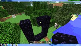 Minecraft Tutorial  How to get to The Nether Portal [upl. by Lubbi274]