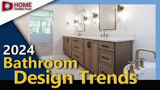 Top Bathroom Design Trends 2024  SEE THESE Before Building or Remodeling [upl. by Yrahk]