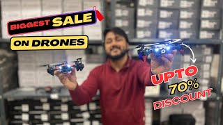 Biggest SALE on Drones🚨New Brushless Drones  Drones With New Features  Biggest Price Drop [upl. by Kciremed]