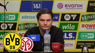 Pressekonferenz mit Terzic amp Siewert  BVB  Mainz 05  11 [upl. by Ardiedak355]