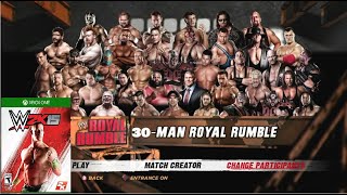 WWE 2K15  30man Royal Rumble  226 [upl. by Kaia]