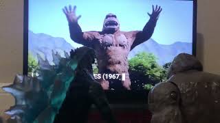 Godzilla and Kong react to EVOLUTION of KING KONG Size Comparison 19332024 [upl. by Hales]