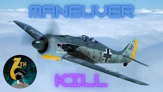 Maneuver Kill  Fw190 A5  War Thunder  The 6th Army [upl. by Penhall]