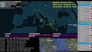 Terremoto Md nd Campi Flegrei Napoli il 15 Ott 2024 alle 012812 prof 10 km aut pre [upl. by Corissa]