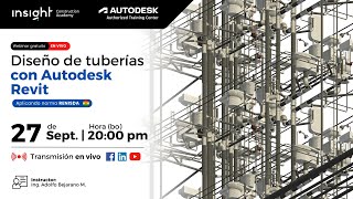 WEBINAR  DISEÑO DE TUBERÍAS CON REVIT [upl. by Ahsatniuq502]