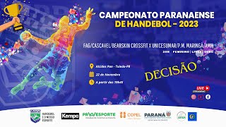 CAMPEONATO PARANAENSE DE HANDEBOL 2023 [upl. by Adin]