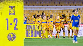 📹 El Resumen Femenil  Tigres 1  2 América Femenil  Jornada 12  Clausura 2024 [upl. by Llednew]