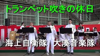 「トランペット吹きの休日」Buglers Holiday 海上自衛隊 大湊音楽隊 『八戸航空基地６６周年記念開隊記念』 演奏会【2023917】 [upl. by Grunberg]