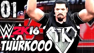 WWE 2K16 Kariyer Türkçe  BIR EFSANE DOGDU  1Bölüm  Ps 4 [upl. by Anneirda]