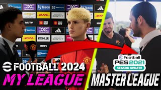 eFootball 2024 MyLeague BETTER than PES Master League The NEXT Master League could be the BEST yet [upl. by Sharyl192]