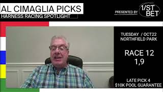 Al Cimaglia Northfield Park Picks  Tuesday October 22 2024 [upl. by Nnyleitak]