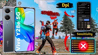 Vivo Y28e Free Fire SensitivityDpiHeadshot Settings [upl. by Ytima]