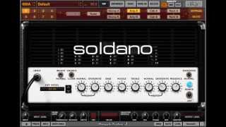 Amplitube 3 Soldano SLO100  Metal Tone [upl. by Rissa]