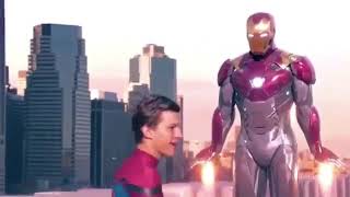 SpiderMan and Iron man  homecoming   Oh my gosh it’s Robert Downey Jr [upl. by Jerrol]