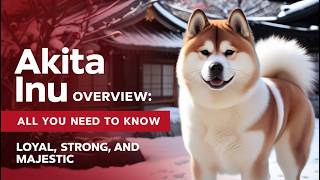 Akita Inu All You Need to Know [upl. by Nanreh]