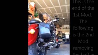 Kawasaki Vulcan 900 Classic Exhaust Mod [upl. by Lee]