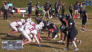 Millbrook School vs Holderness School  Boys Varsity Football [upl. by Niamjneb]