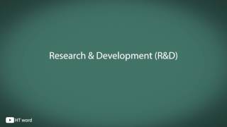 How to pronounce Research amp Development RampD financial terms [upl. by Yennor]