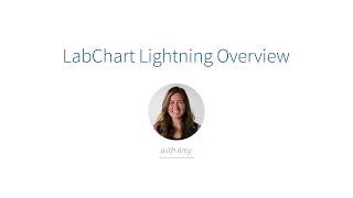 Getting Started with LabChart Lightning [upl. by Fleece]