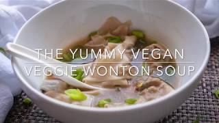 Vegan Wonton Soup [upl. by Adiasteb]