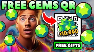 NEW Brawl Stars Rewards QR Code FREE GEMS 💎 How to get 10000 Free Gems in Brawl Stars 2024 [upl. by Rasaec]