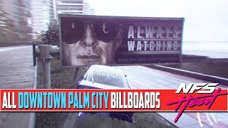 Need For Speed Heat All BILLBOARD Locations Downtown Palm City [upl. by Gwenette]