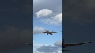 Kenya Airways B7878 SYKZF LHR Arrivals Runway27R KQ100 from Nairobi  windy decent shorts [upl. by Sivram]