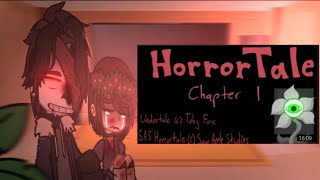 undertale reacting to horrortale Comic dub [upl. by Parke]