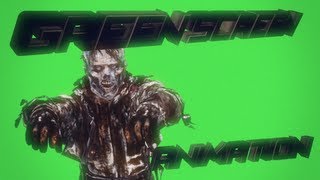 First ZOMBIE green screen animation  MUST WATCH [upl. by Ydorb]