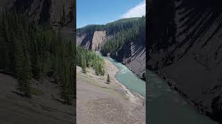 Ram Falls Stream shorts mountains banff hikingadventure waterfall nature [upl. by Netsrek]