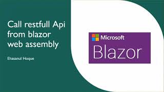 Call web api from blazor  Call rest api from blazor  Net 80 blazor webassembly [upl. by Hannover108]